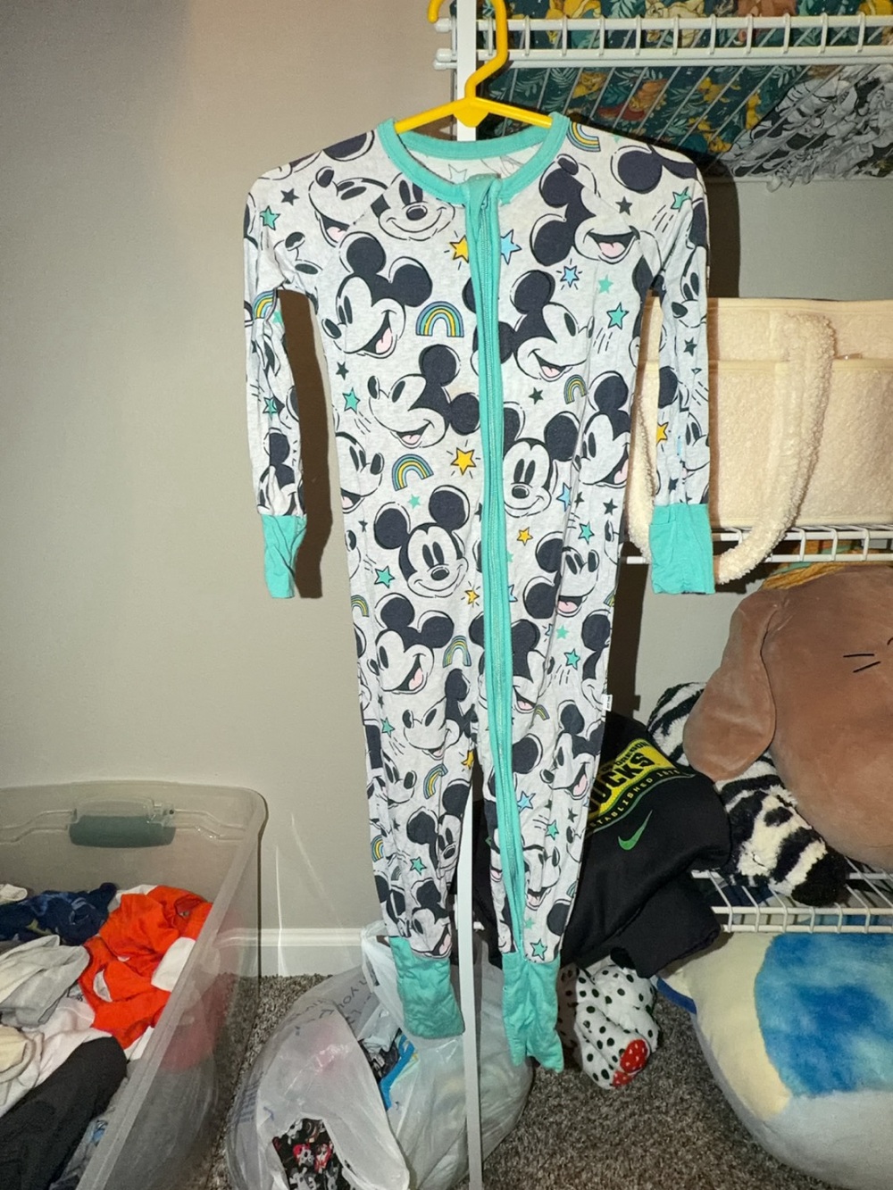 Little sleepies mickey forever zippy 12-18 month
